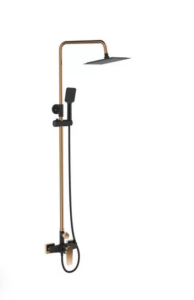 Invena MIDNIGHT zuhanyszett, 3 funkciós, fejzuhannyal, zuhanycsapteleppel