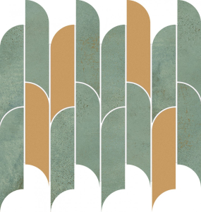 Tubadzin Tissue green mozaik 27.2x29.8