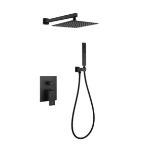 AREZZO ROCKFIELD Falsík alatti zuhanyszett falon belüli egységgel, AR-9960BL