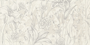 Tubadzin Melia white flower 30x60