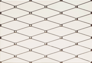 Tubadzin Amazonia white dekor 36x25