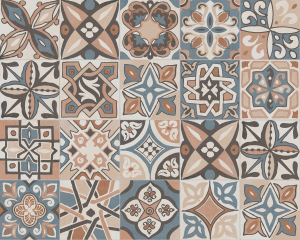 Cir italica terra classica mix blu 20x20