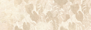 Keros Madison Leaves Beige 30x90 falicsempe