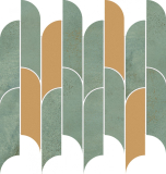 Tubadzin Tissue green mozaik 27.2x29.8
