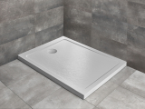 Radaway Doros Stone F szögletes fehér zuhanytálca 120x90 