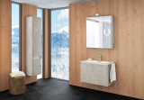 Tboss Soft Glass (kifutó) fürdőszobabútor  alsó + mosdótál 75