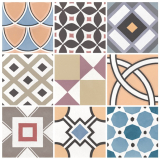 Equipe caprice patchwork colours 20x20