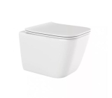 Invena paros szögletes fehér fali wc soft close wc tetővel CE-90-001-W 
