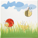 Tubadzin Pastel Robaczki 1 dekor 20x20