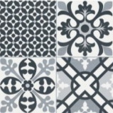 Gayafores Heritage Black 33,15x33,15 padlólap